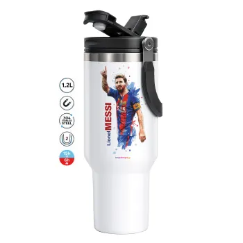 Λιονέλ Μέσι, Mega Tumbler με καπάκι, διπλού τοιχώματος (θερμό) 1,2L
