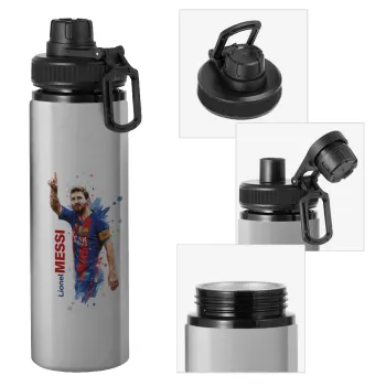 Lionel Messi, Metallic water bottle with safety cap, 850ml aluminum