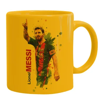 Λιονέλ Μέσι, Κούπα, κεραμική κίτρινη, 330ml