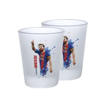 Lionel Messi, Σφηνοπότηρα γυάλινα 45ml του πάγου (2 τεμάχια)