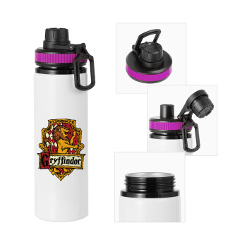 Gryffindor, Harry potter, Metallic water bottle with safety lid, 850ml aluminum
