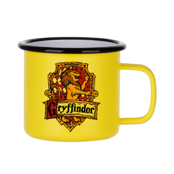 Gryffindor, Harry potter, Metallic enamel MATT Yellow cup 360ml