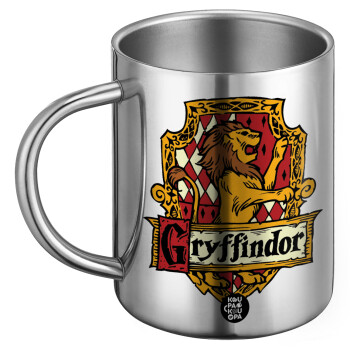 Gryffindor, Harry potter, Ανοξείδωτη Μεταλλική Κούπα 450ml - Διπλού Τοιχώματος