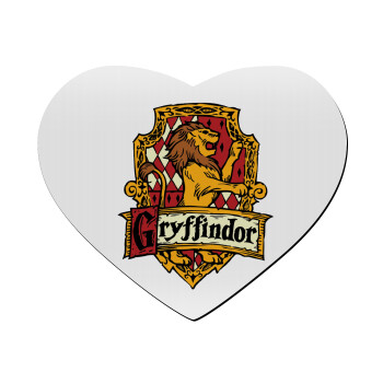 Gryffindor, Harry potter, Mousepad heart 23x20cm