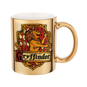Gryffindor, Harry potter, Κούπα κεραμική, χρυσή καθρέπτης, 330ml