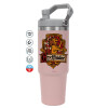Pink color, 890ml (30oz) stainless Steel Tumbler with Handle