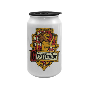 Gryffindor, Harry potter, Κούπα ταξιδιού μεταλλική με καπάκι (tin-can) 500ml