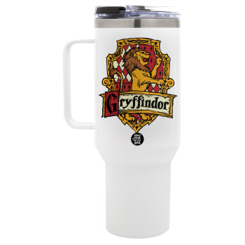 Gryffindor, Harry potter, Mega Stainless steel Tumbler with lid, double wall 1,2L