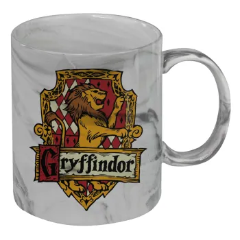 Gryffindor, Harry potter, Κούπα κεραμική, marble style (μάρμαρο), 330ml