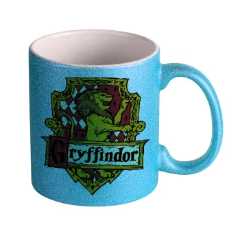 Gryffindor, Harry potter, Κούπα Σιέλ Glitter που γυαλίζει, κεραμική, 330ml