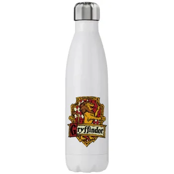 Gryffindor, Harry potter, Μεταλλικό παγούρι θερμός (Stainless steel), διπλού τοιχώματος, 750ml