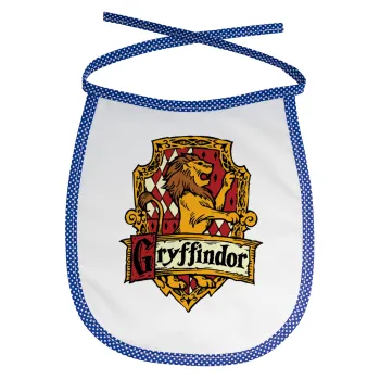 Gryffindor, Harry potter, Σαλιάρα μωρού αλέκιαστη με κορδόνι Μπλε