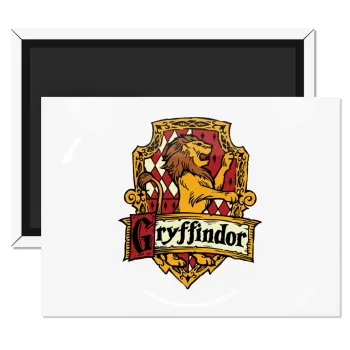 Gryffindor, Harry potter, Ορθογώνιο μαγνητάκι ψυγείου διάστασης 9x6cm