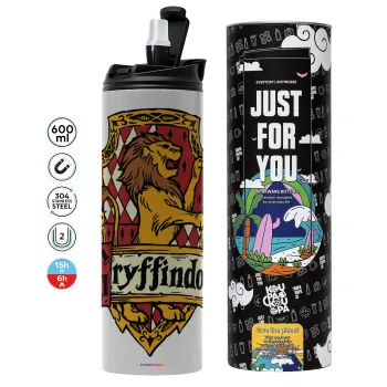 Gryffindor, Harry potter, Tumbler stainless steel GREY 600ml