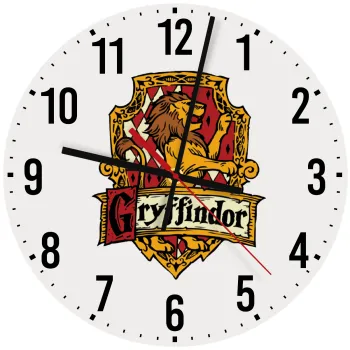 Gryffindor, Harry potter, Ρολόι τοίχου ξύλινο (30cm)