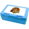 Children's cookie container LIGHT BLUE 185x128x65mm (BPA free plastic)