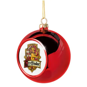 Gryffindor, Harry potter, Christmas tree ball Red 8cm