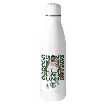 Giannis Antetokounmpo, Metal mug thermos (Stainless steel), 500ml