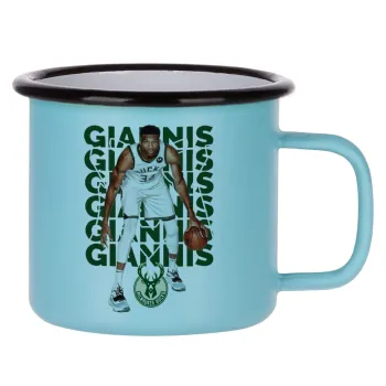 Giannis Antetokounmpo, Κούπα Μεταλλική εμαγιέ ΜΑΤ σιέλ 360ml
