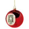 Christmas tree ball Red 8cm
