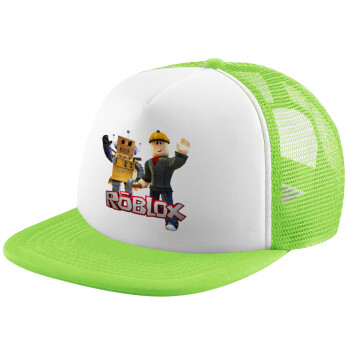 Roblox, Καπέλο Soft Trucker με Δίχτυ Πράσινο/Λευκό