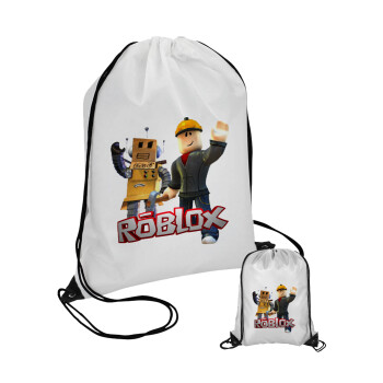 Roblox, Τσάντα πουγκί με μαύρα κορδόνια (1 τεμάχιο)
