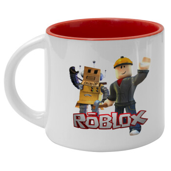 Roblox, Κούπα κεραμική 400ml Λευκή/Κόκκινη