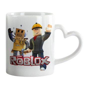 Roblox, Mug heart handle, ceramic, 330ml