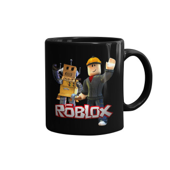 Roblox, Κούπα Μαύρη, κεραμική, 330ml