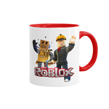 Roblox, Κούπα χρωματιστή κόκκινη, κεραμική, 330ml