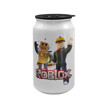 Roblox, Κούπα ταξιδιού μεταλλική με καπάκι (tin-can) 500ml