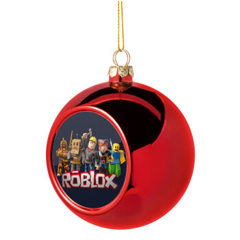 Roblox, Χριστουγεννιάτικη μπάλα δένδρου Κόκκινη 8cm
