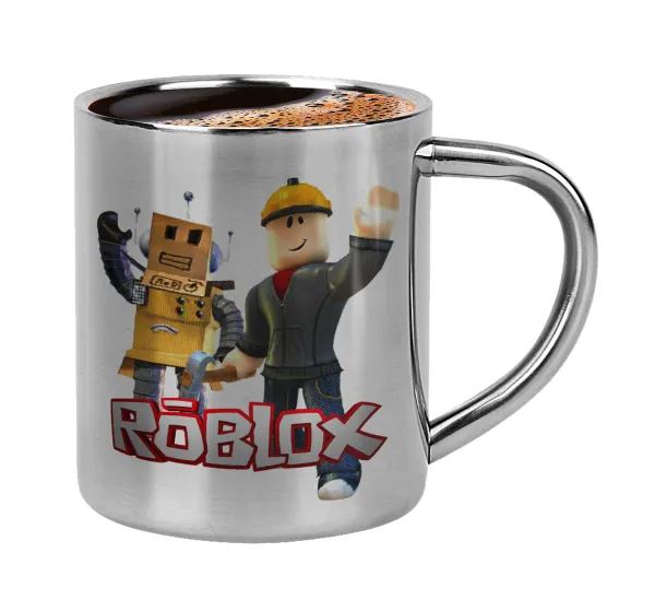 Roblox — Double-wall metal cup for espresso (220ml)