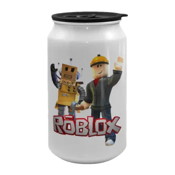 Roblox, Κούπα ταξιδιού μεταλλική με καπάκι (tin-can) 500ml