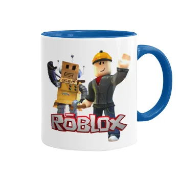 Roblox, Κούπα χρωματιστή μπλε, κεραμική, 330ml
