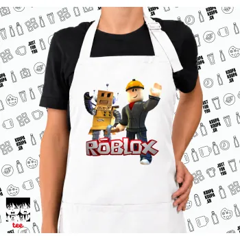 Roblox, Ποδιά μακριά Σεφ ολόσωμη με τσέπες white (ΕΝΗΛΙΚΩΝ)