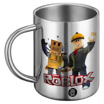 Roblox, Ανοξείδωτη Μεταλλική Κούπα 450ml - Διπλού Τοιχώματος