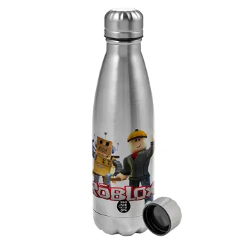 Roblox, Metallic water bottle, stainless steel, 750ml