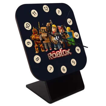 Roblox, Επιτραπέζιο ρολόι σε φυσικό ξύλο (10cm)