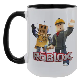 Roblox, Κούπα Mega 15oz, κεραμική Μαύρη, 450ml