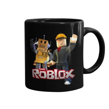 Roblox, Κούπα Μαύρη, κεραμική, 330ml