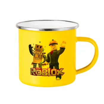 Roblox, Yellow Enamel Metallic Cup 360ml
