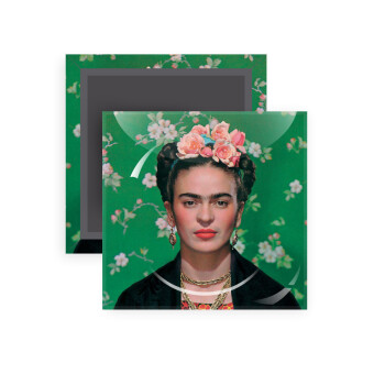Frida Kahlo, Μαγνητάκι ψυγείου τετράγωνο διάστασης 5x5cm