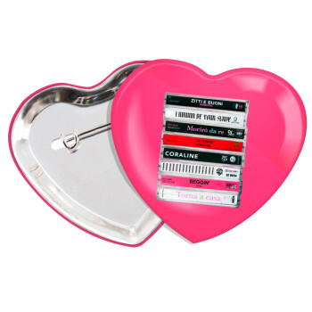 Maneskin Cassette, Κονκάρδα παραμάνα καρδιά (57x52mm)