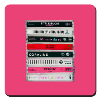 Maneskin Cassette, Τετράγωνο μαγνητάκι ξύλινο 9x9cm