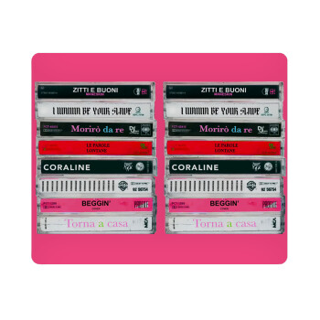 Maneskin Cassette, Mousepad ορθογώνιο 23x19cm