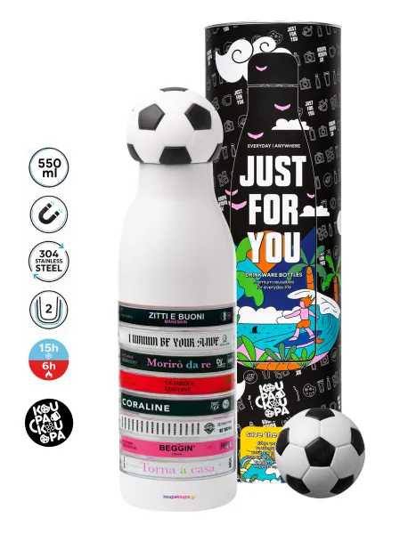 Maneskin Cassette — Soccer Metal mug thermos, double wall, 550ml