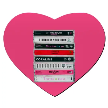 Maneskin Cassette, Mousepad καρδιά 23x20cm