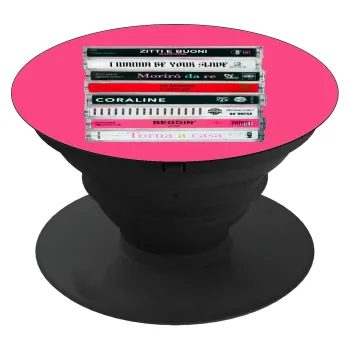 Maneskin Cassette, Phone Holders Stand  Black Hand-held Mobile Phone Holder