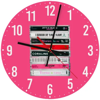 Maneskin Cassette, Ρολόι τοίχου ξύλινο (30cm)